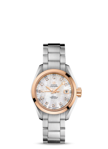 Omega Seamaster Aqua Terra 150M Co-Axial 30 Stainless Steel / Red Gold / MOP / Bracelet